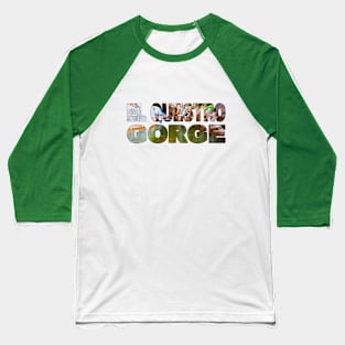 EL QUESRTO GORGE - Western Australia Waterfall Baseball T-Shirt